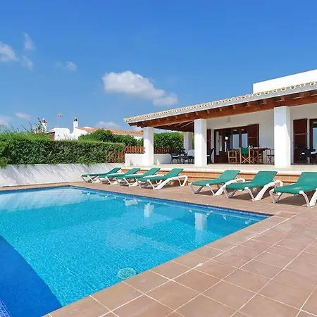 Villa Binibequer Vell Sleeps 8 With Pool Air Con And Wifi *